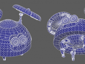 drone scout klo-klo Model 3D