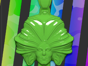 hair head 3D 프린트 모델
