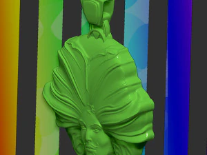 hair head 3D Print Model