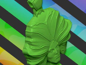 hair head 3D Print Model