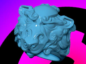 anello del leone Modello di stampa 3D