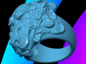 anello del leone Modello di stampa 3D