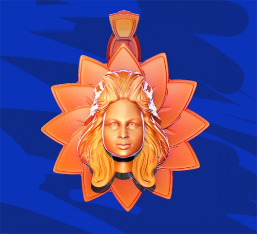 sunface 3D Baskı Modeli .c4d .max .obj .3ds .fbx .stl .blend 