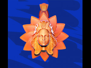 sunface 3D 프린트 모델