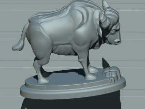 bull 3D 프린트 모델