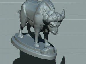 bull 3D Print Model
