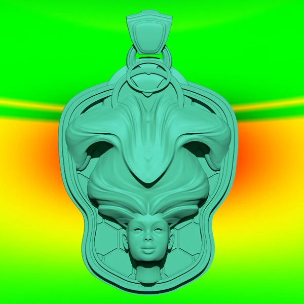 hairstyle 3D Print Model .c4d .max .obj .3ds .fbx .stl .blend