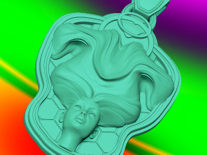 hairstyle Modello di stampa 3D