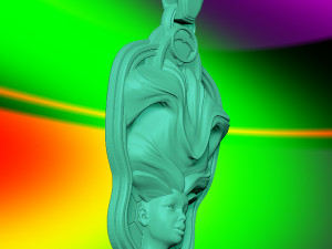 hairstyle Modello di stampa 3D