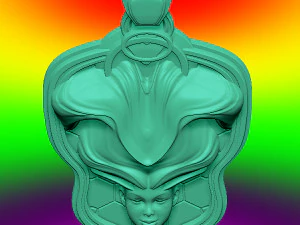 hairstyle 3D Print Model