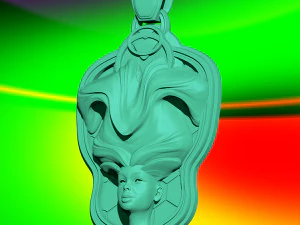 hairstyle 3D Print Model