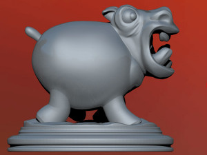 hippo 3D 프린트 모델