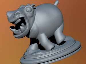 hippo 3D Print Model