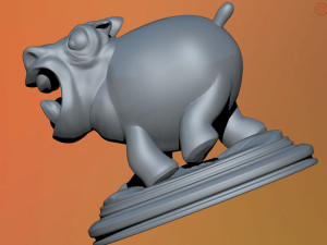 hippo 3D Print Model