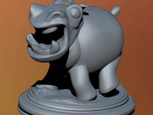hippo 3D Print Model