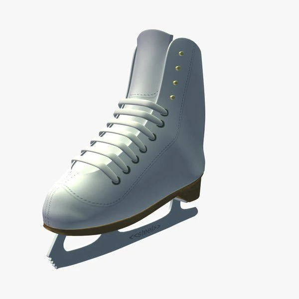 ice skates 3D Model .c4d .max .obj .3ds .fbx .stl .blend 
