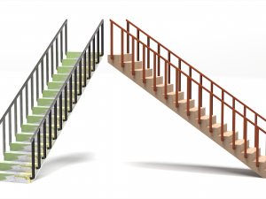 stairs 3D 模型