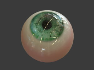 eye - character 3D Модель