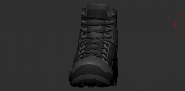 soldier boots - high mesh 3D 모델 .c4d .max .obj .3ds .fbx .stl .blend 