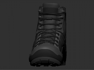 soldier boots - high mesh 3D 모델