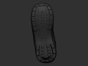 soldier boots - high mesh 3D Model