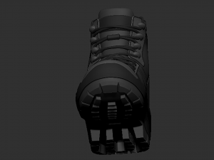 soldier boots - high mesh 3D 모델