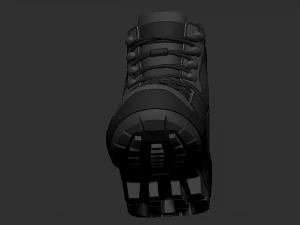 soldier boots - high mesh 3D Model