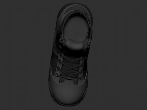 soldier boots - high mesh 3D 모델