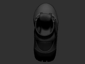 soldier boots - high mesh 3D Model