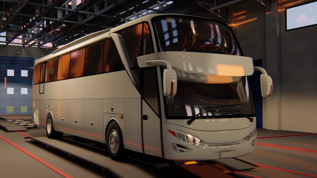indonesian bus adiputro jetbus hdd 3D Model .c4d .max .obj .3ds .fbx .stl .blend 