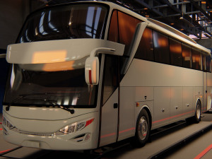 indonesian bus adiputro jetbus hdd 3D Model
