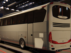 indonesian bus adiputro jetbus hdd 3D Model