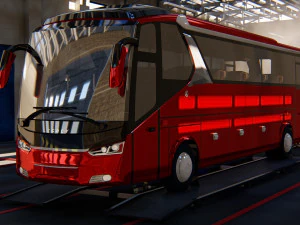 indonesian bus laksana legacy sr2 3D Model