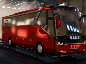 indonesian bus laksana legacy sr2 3D Model