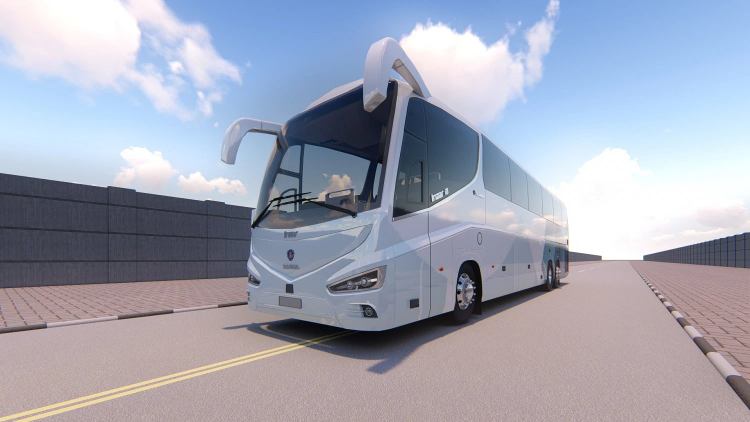 bus irizar i8 medium poly 2016 3D Model .c4d .max .obj .3ds .fbx .stl .blend 