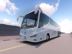 bus irizar i8 medium poly 2016 Modelo 3D