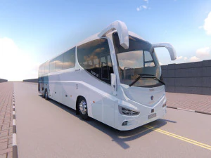 bus irizar i8 medium poly 2016 3D Model