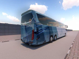 bus irizar i8 medium poly 2016 3D Model