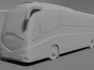 bus irizar i8 medium poly 2016 Model 3D