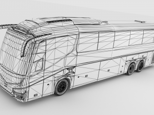 bus irizar i8 medium poly 2016 Model 3D