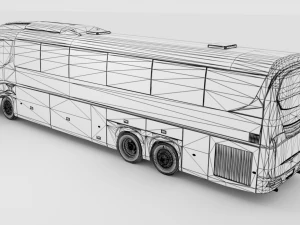 bus irizar i8 medium poly 2016 3D Model