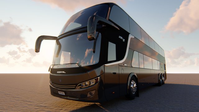 bus comil invictus Modelo 3D .c4d .max .obj .3ds .fbx .stl .blend 