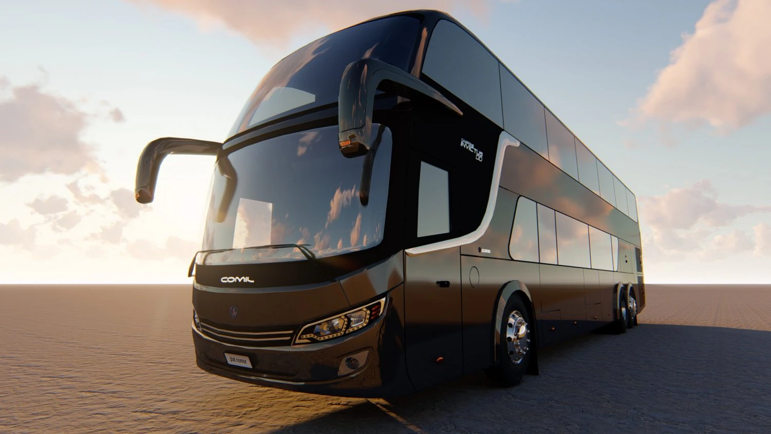 bus comil invictus 3D Model .c4d .max .obj .3ds .fbx .stl .blend 