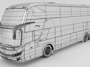 bus comil invictus Modelo 3D