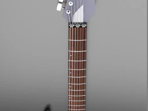 ibanez 7 string electric guitar 3D Model