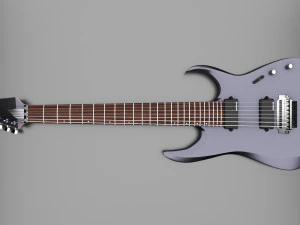 ibanez 7 string electric guitar 3D Model