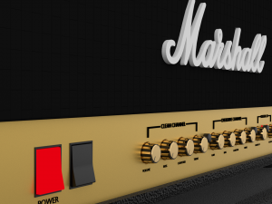 marshall jcm 900 4100 head cabinet 3D 模型
