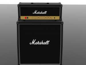 marshall jcm 900 4100 head cabinet 3D 模型
