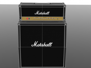 marshall jcm 900 4100 head cabinet 3D 模型
