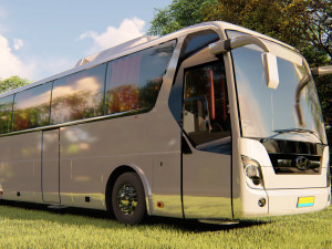 hyundai universe xpress noble bus 2007 3D Model